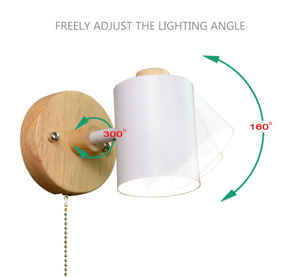 Applique murale LED nordique pastel