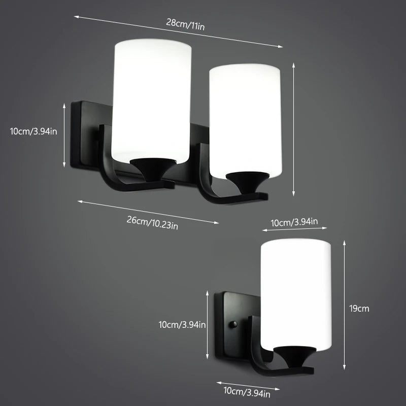 Applique murale double tête LED