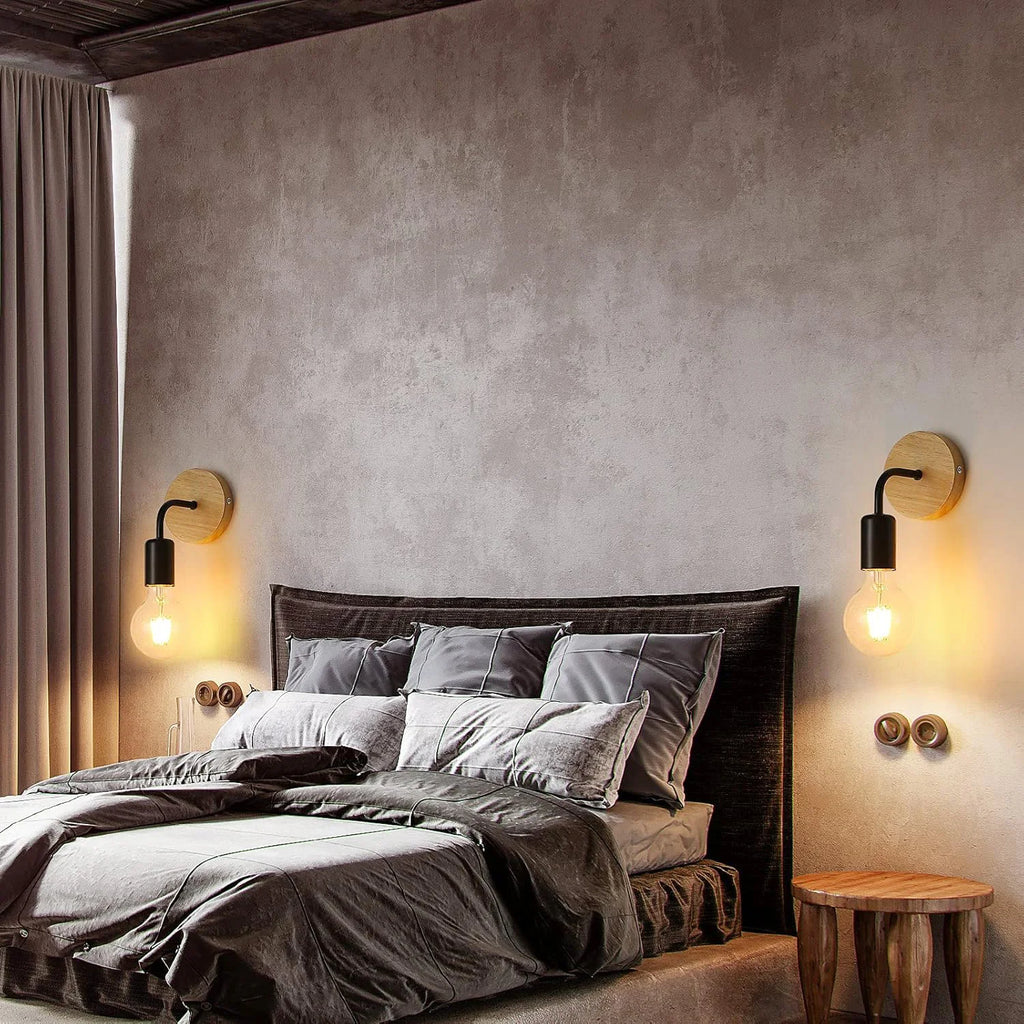 Lot de 2 appliques murales vintage