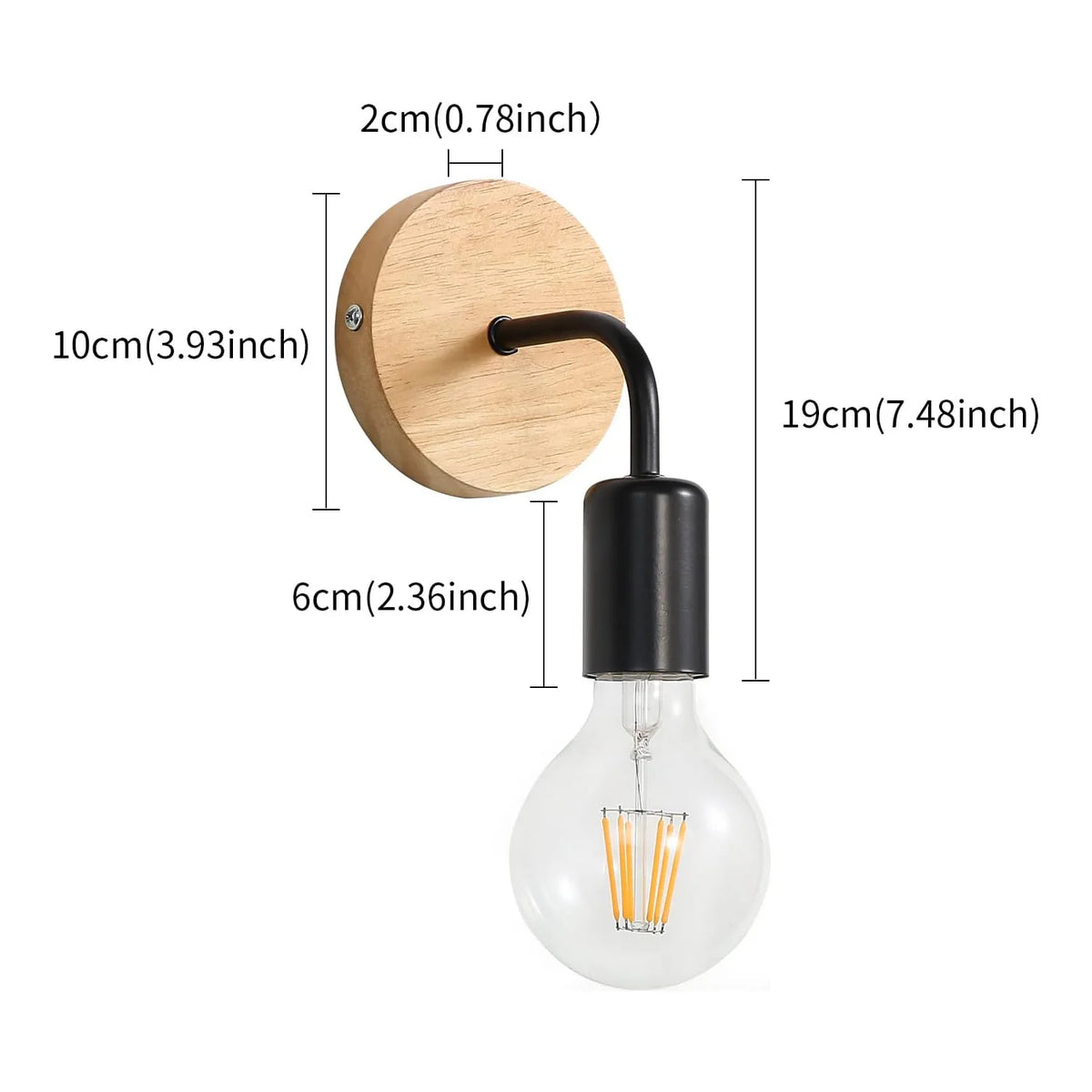 Lot de 2 appliques murales vintage