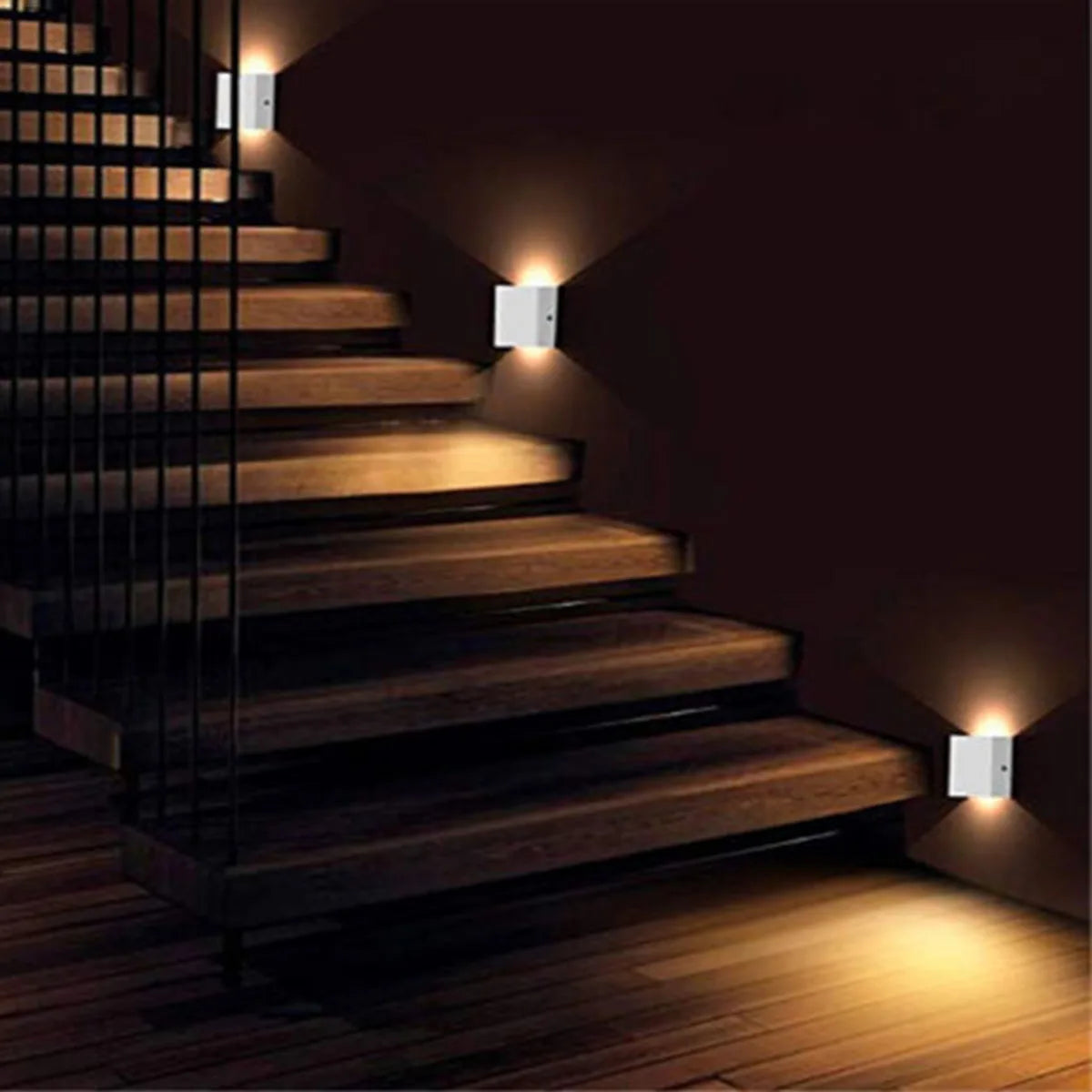 Lot de 4 appliques murales LED – Minimaliste