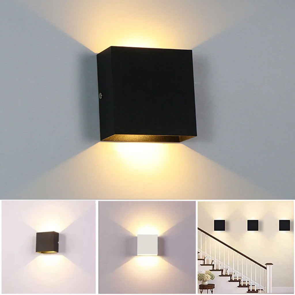 Lot de 4 appliques murales LED – Minimaliste