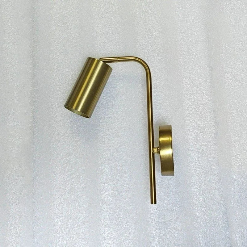 Applique murale élégante dorée LED – Chevet orientable