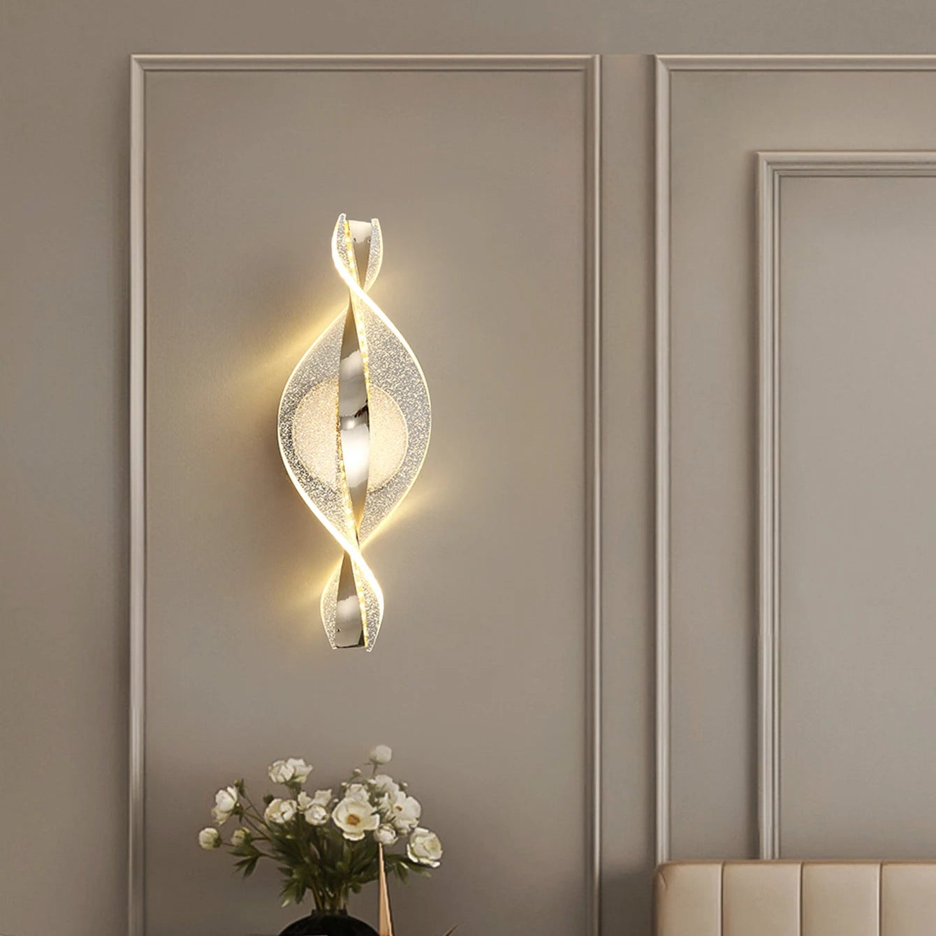 Applique murale LED acrylique