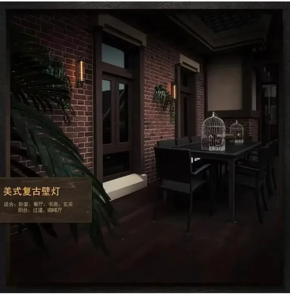 Applique murale rétro industrielle