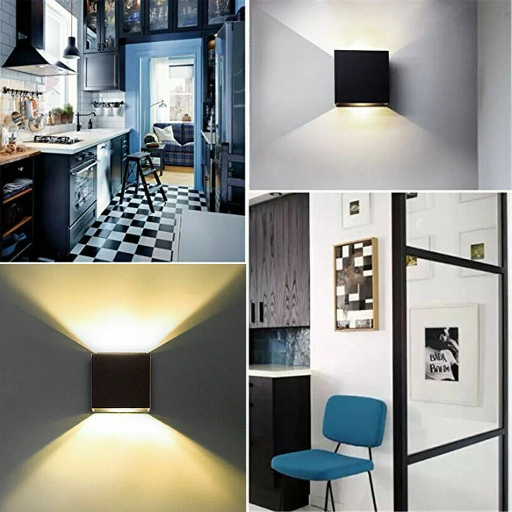 Lot de 4 appliques murales LED – Minimaliste