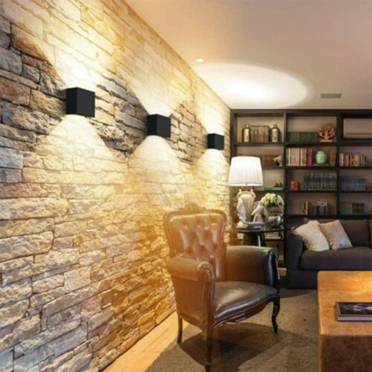 Lot de 4 appliques murales LED – Minimaliste