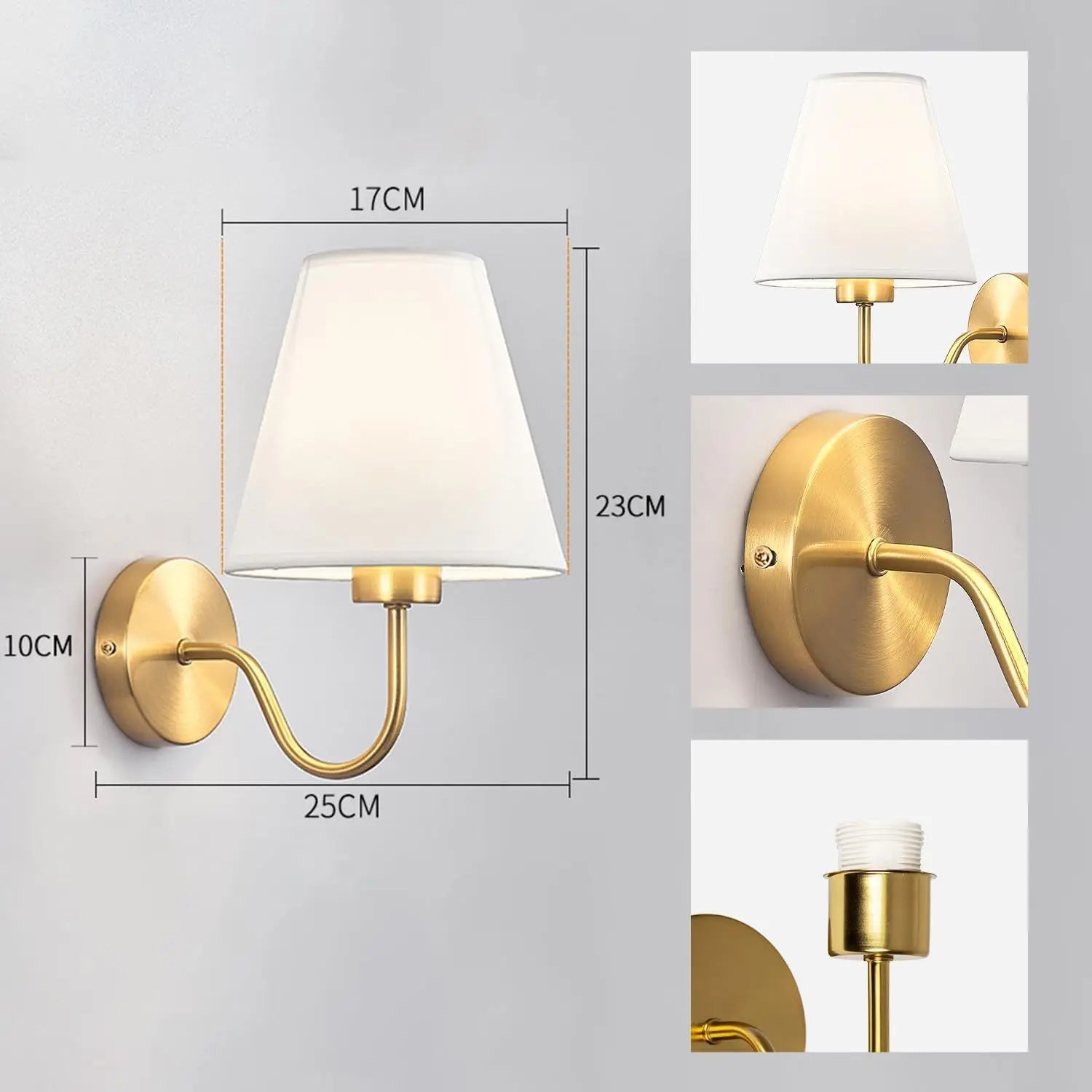 Applique murale tissu rétro