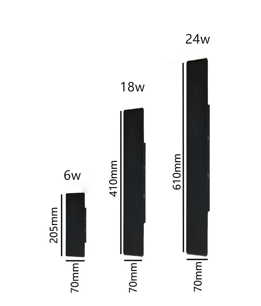 Applique murale LED étanche en aluminium