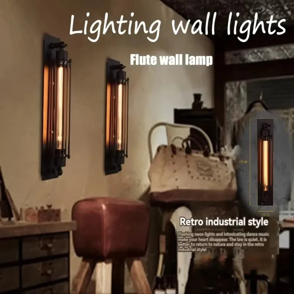 Applique murale rétro industrielle