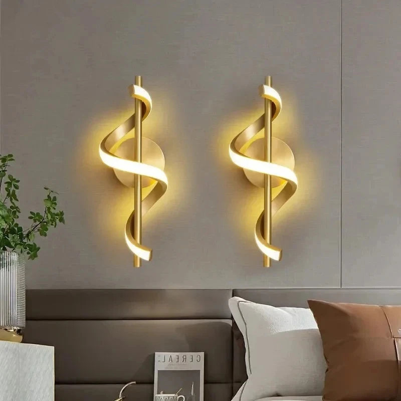 Applique murale LED art déco – Chevet et chambre
