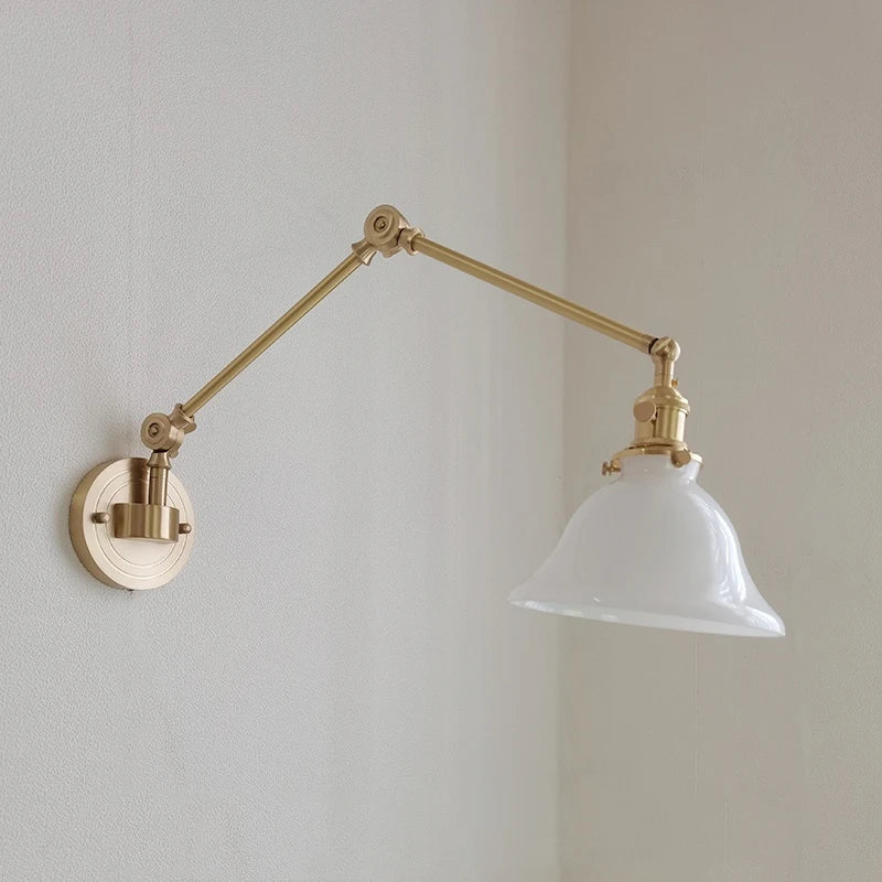 Applique murale orientable cuivre