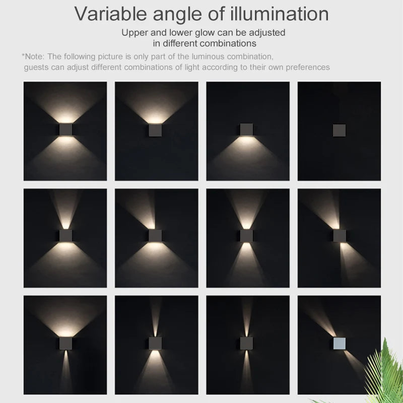 Applique murale LED 7W étanche