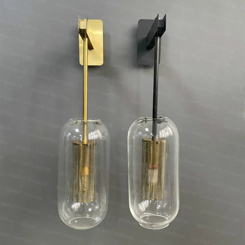 Applique murale moderne en verre LED