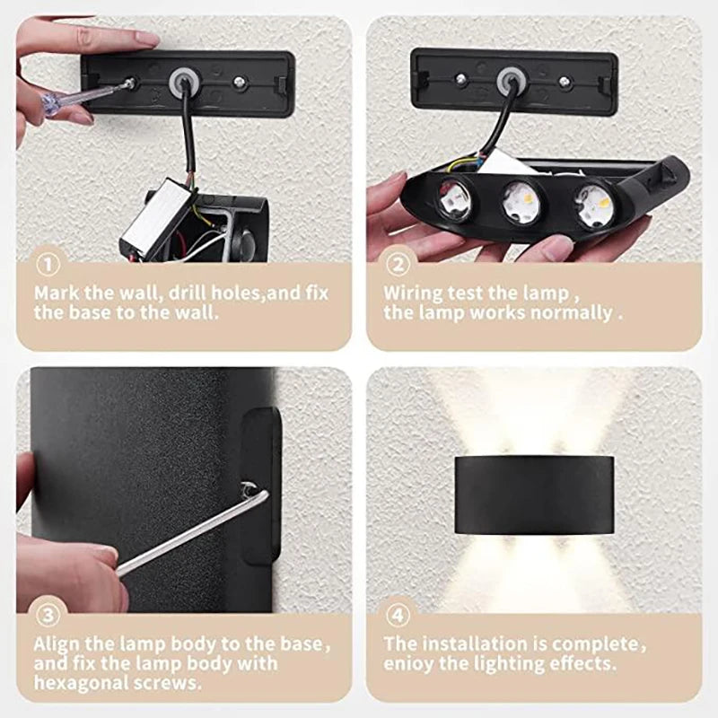 Applique murale intérieur LED moderne