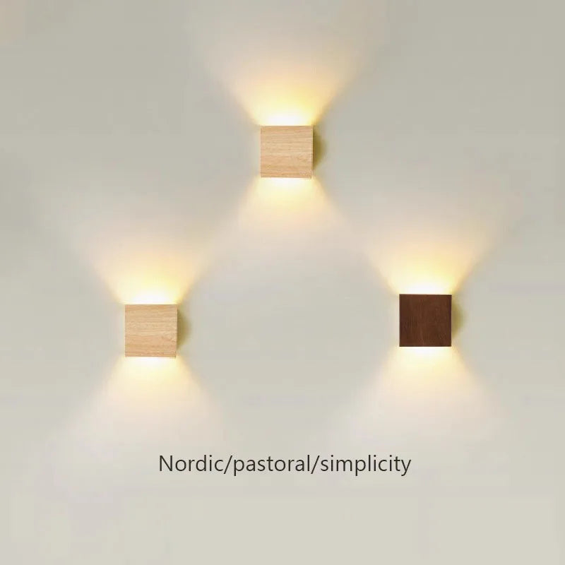 Applique murale LED design nordique métal éclairage moderne