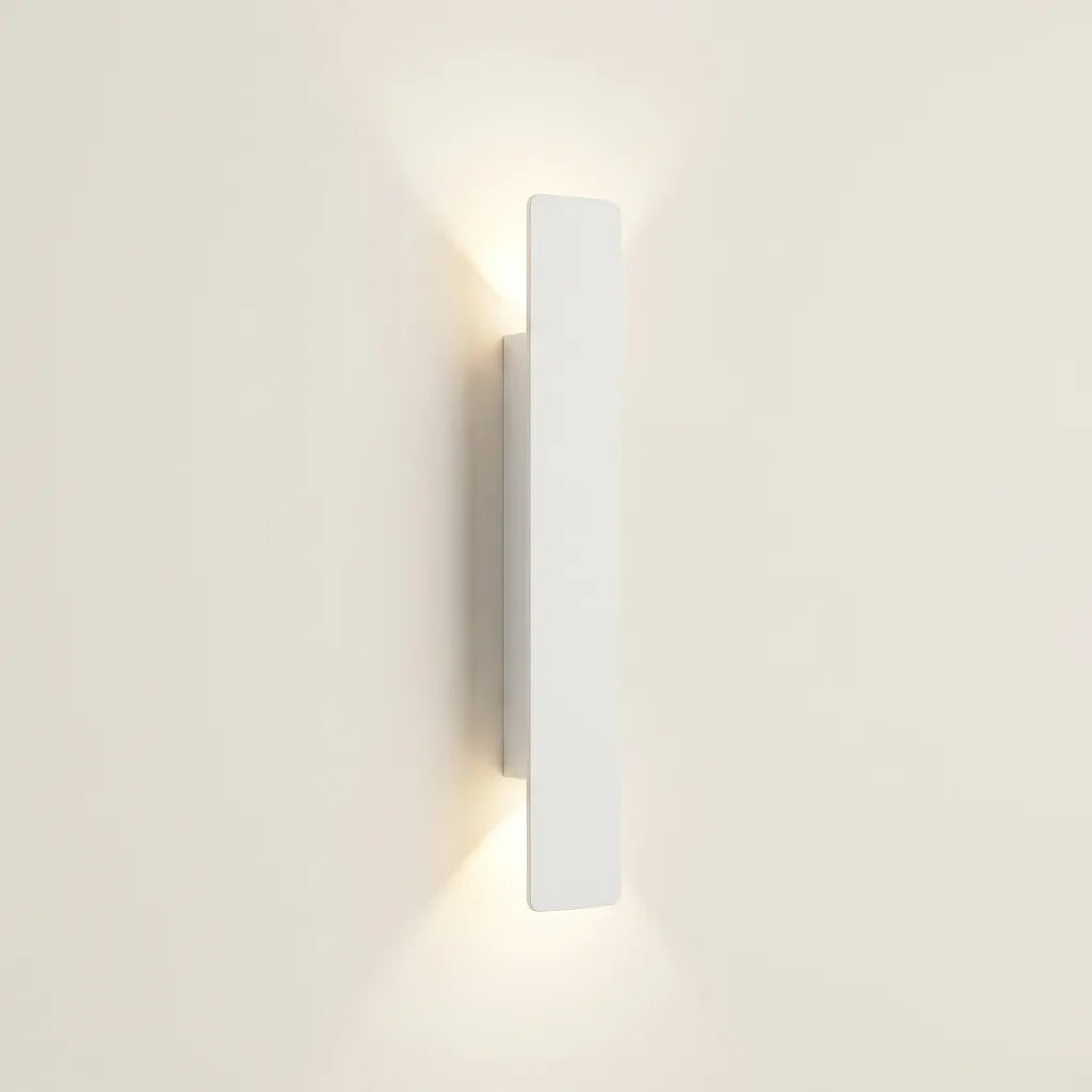 Applique murale LED lame blanche, éclairage haut et bas