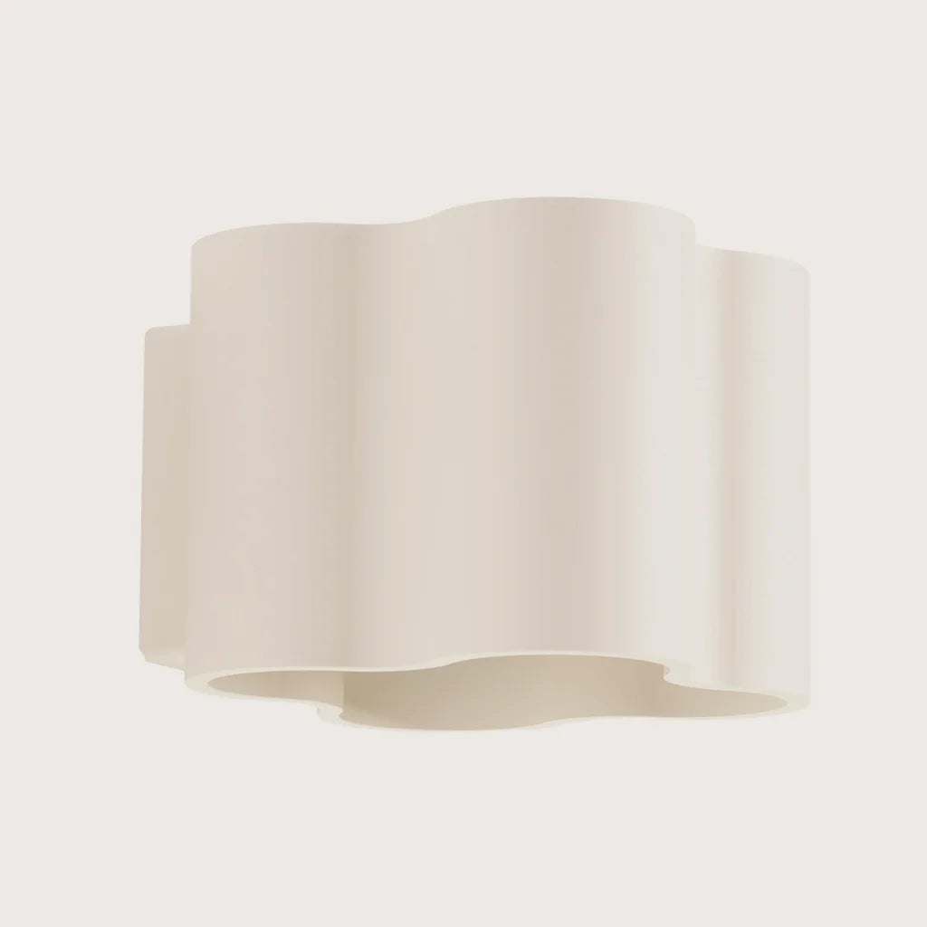 Applique murale nuage aux courbes douces, coloris beige (G9)
