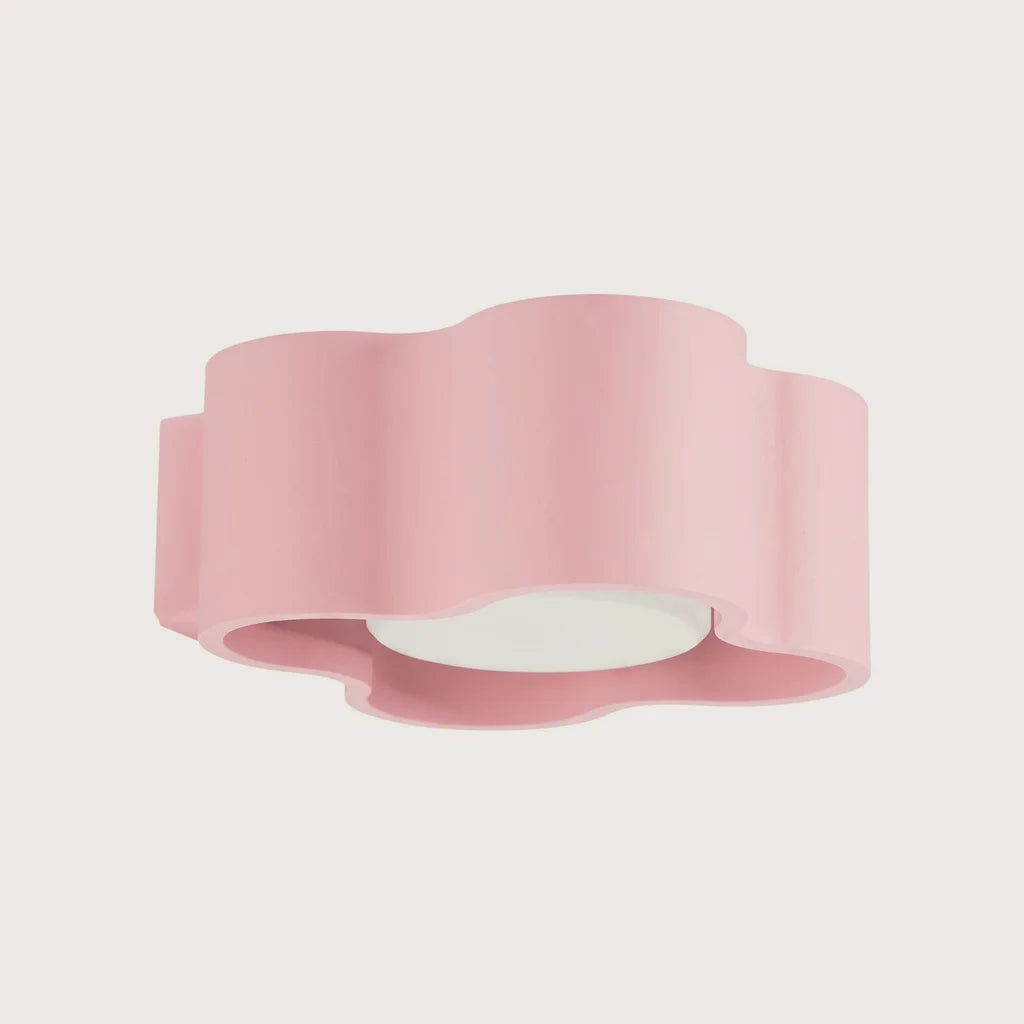 Applique murale nuage aux courbes douces, coloris rose (GX53)