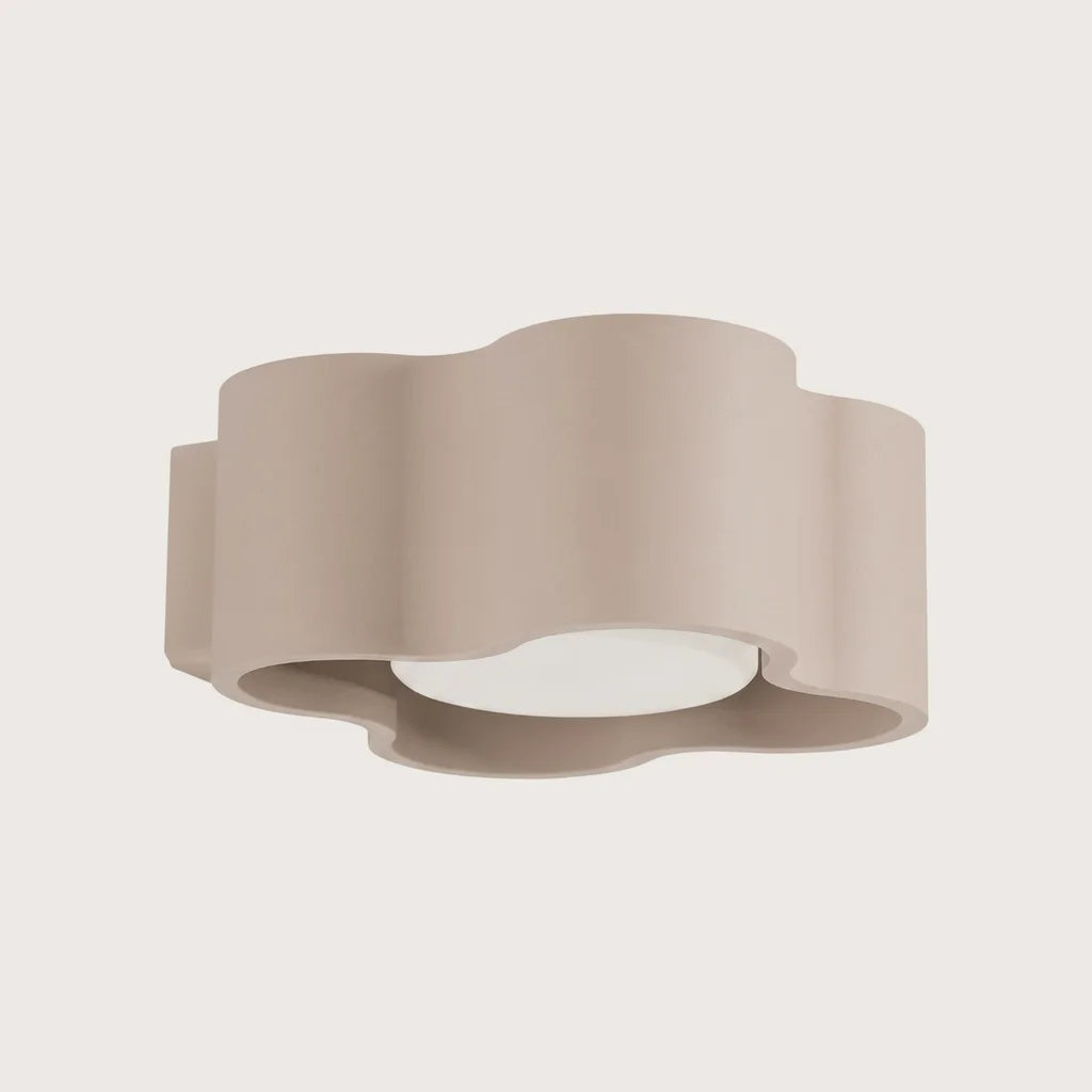 Applique murale nuage aux courbes douces, coloris taupe (GX53)