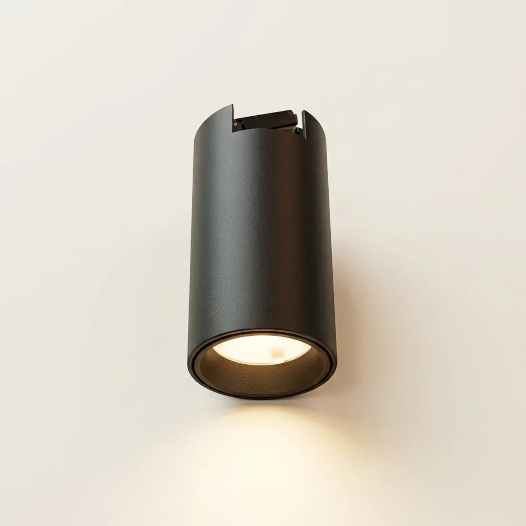 Spot fixe noir 7 W pour ligne LED linéaire