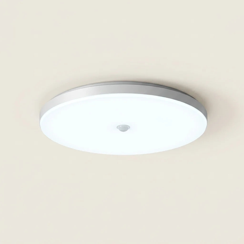 Plafonnier LED blanc à détecteur de mouvement infrarouge