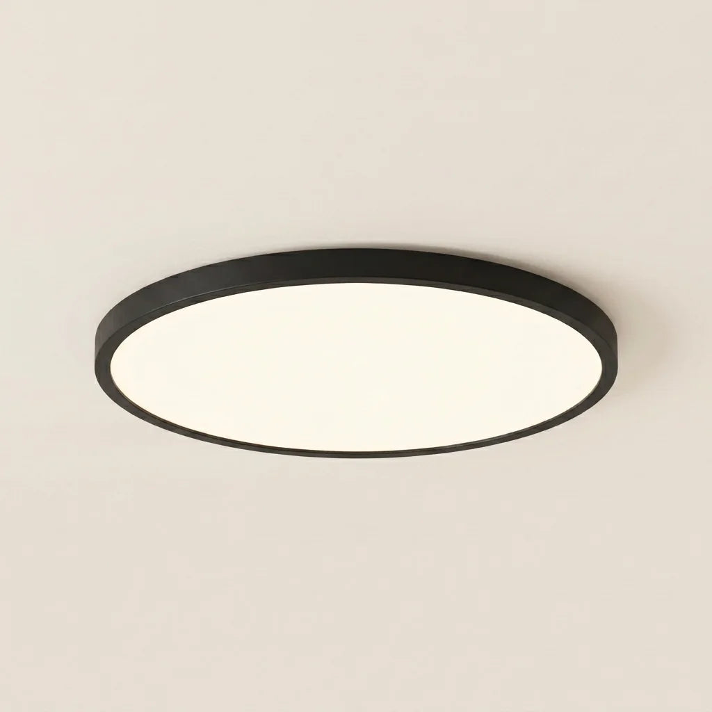 Plafonnier LED à détecteur radar, cadre noir
