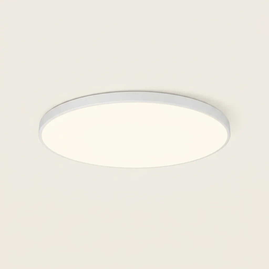 Plafonnier LED étanche extra-plat blanc