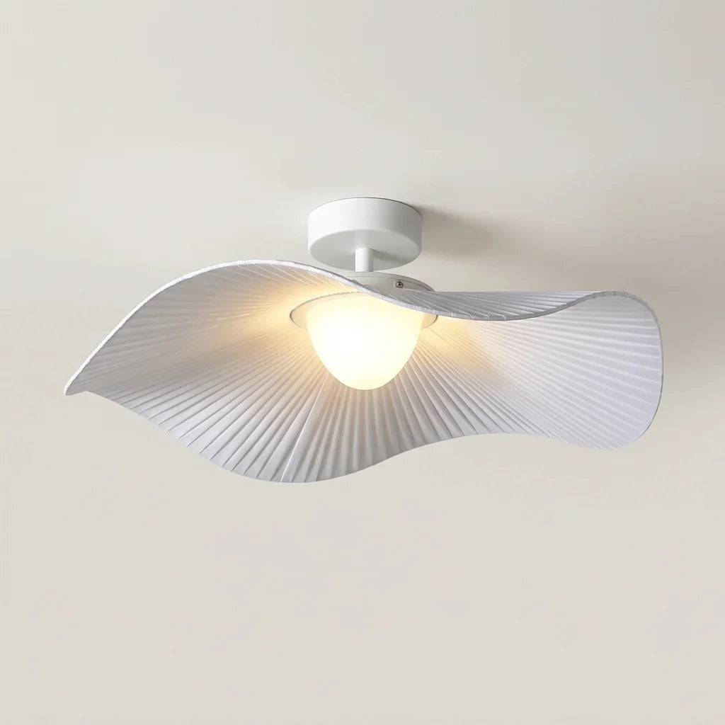 Plafonnier LED feuille de lotus