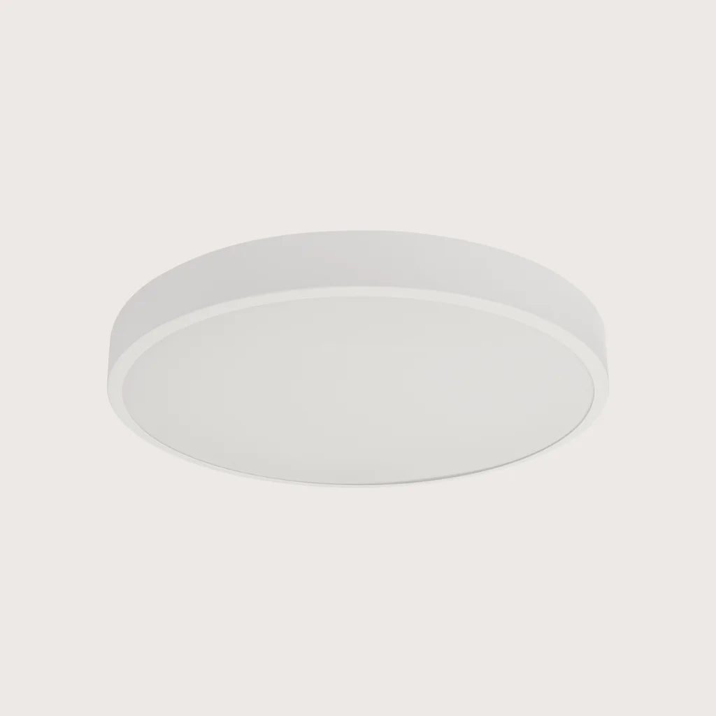 Plafonnier led rond extra-plat, coloris blanc (Ø 60 cm)