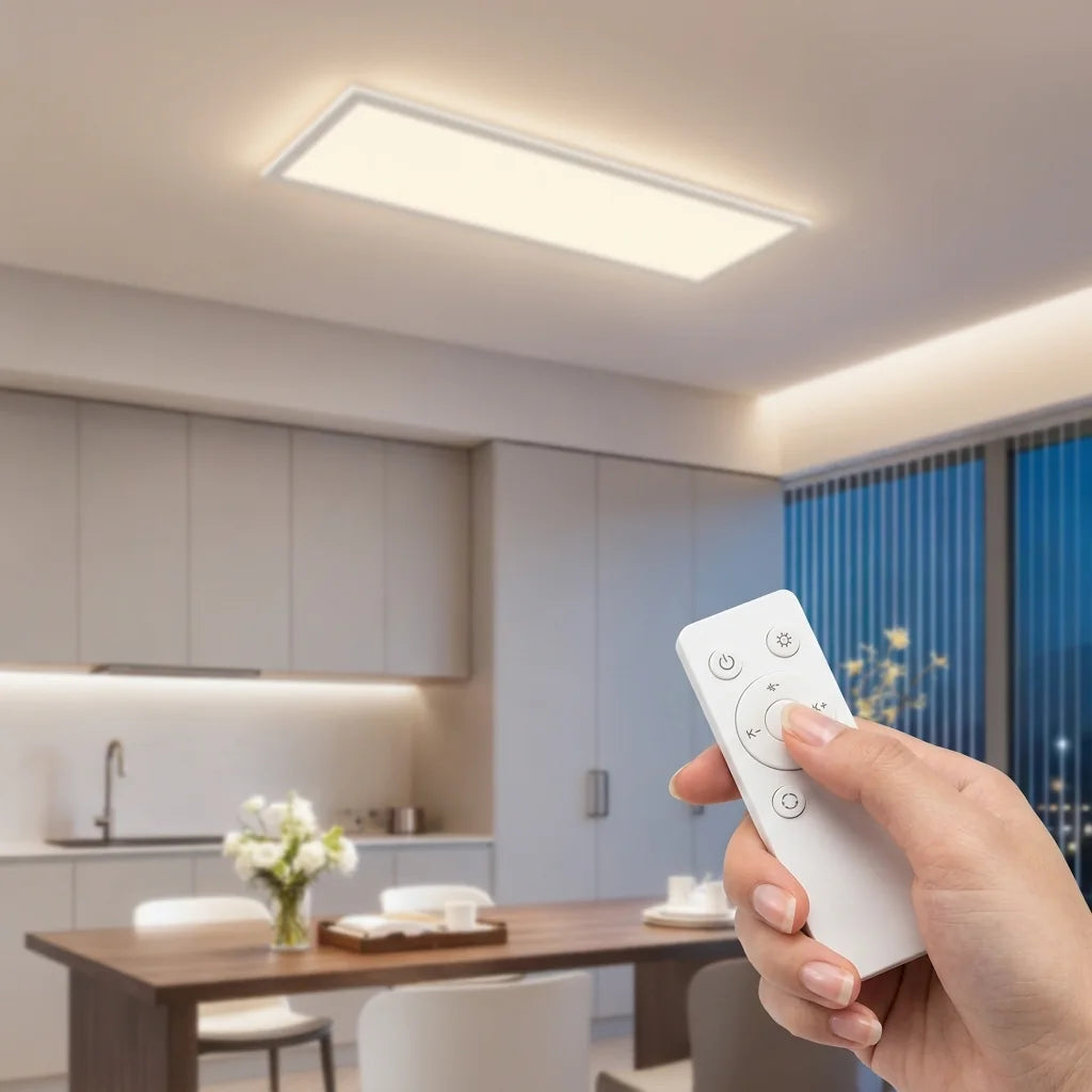 Panneau LED réglable avec la télécommande