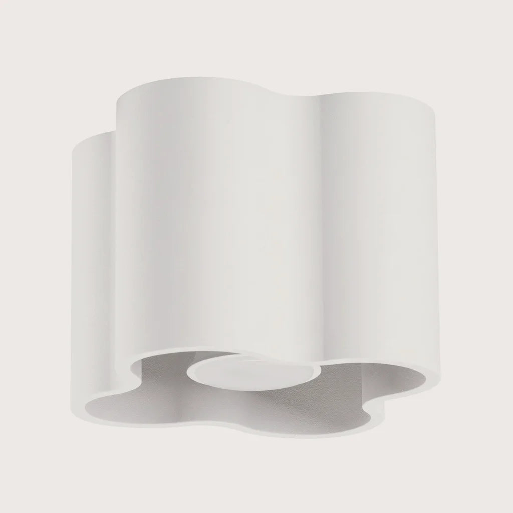 Spot plafond forme nuage en saillie, coloris blanc (1 spot – GU10)