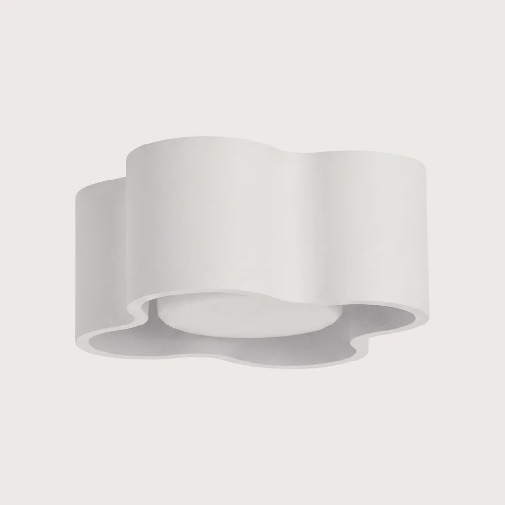 Spot plafond forme nuage en saillie, coloris blanc (1 spot – GX53)