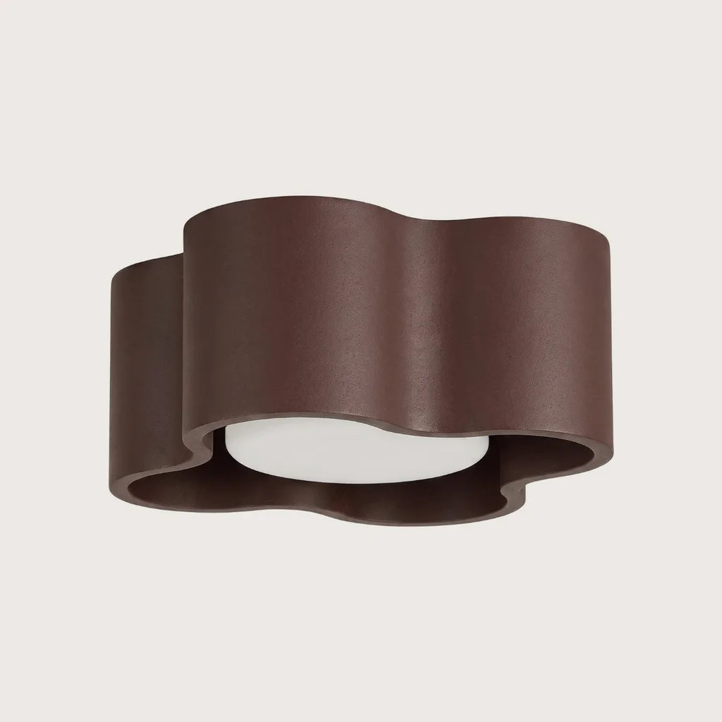 Spot plafond forme nuage en saillie, coloris marron (1 spot – GX53)