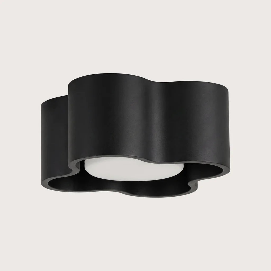 Spot plafond forme nuage en saillie, coloris noir (1 spot – GX53)