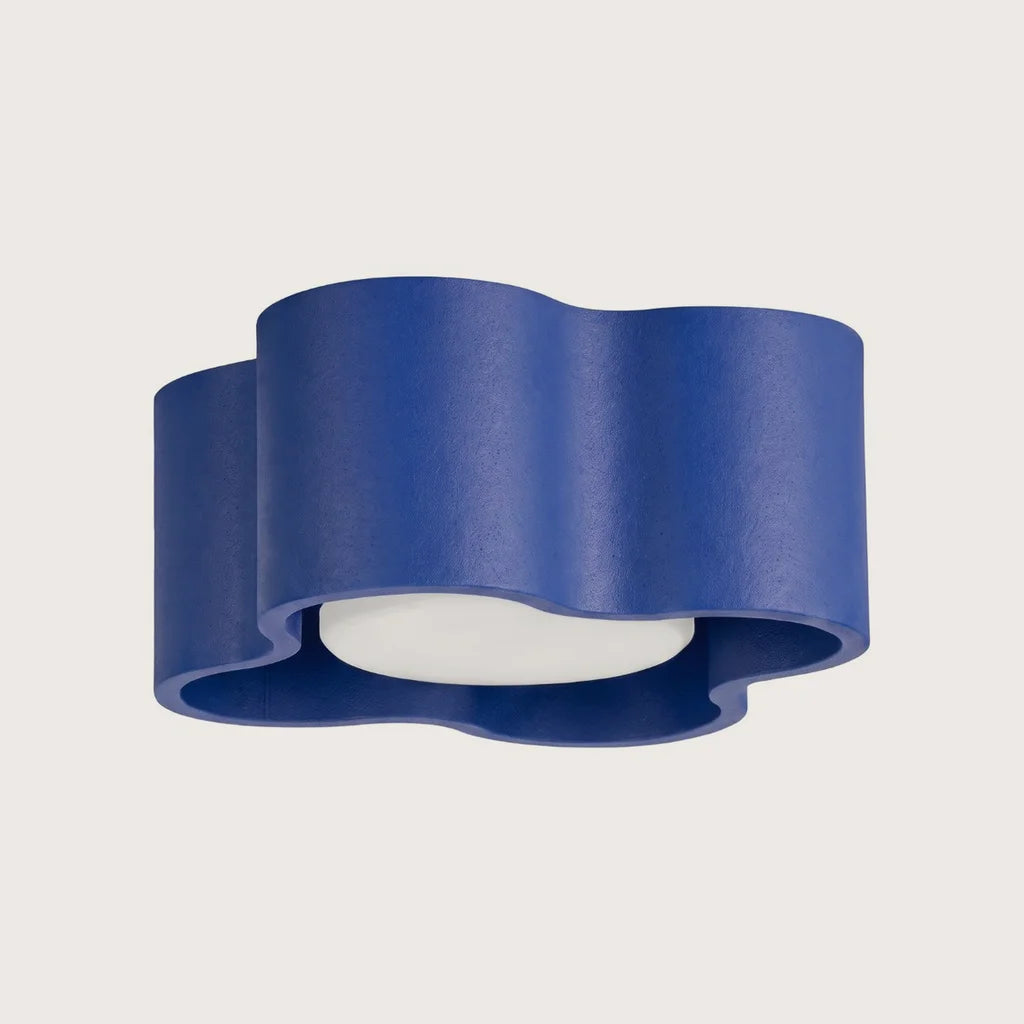 Spot plafond forme nuage en saillie, coloris outremer (1 spot – GX53)