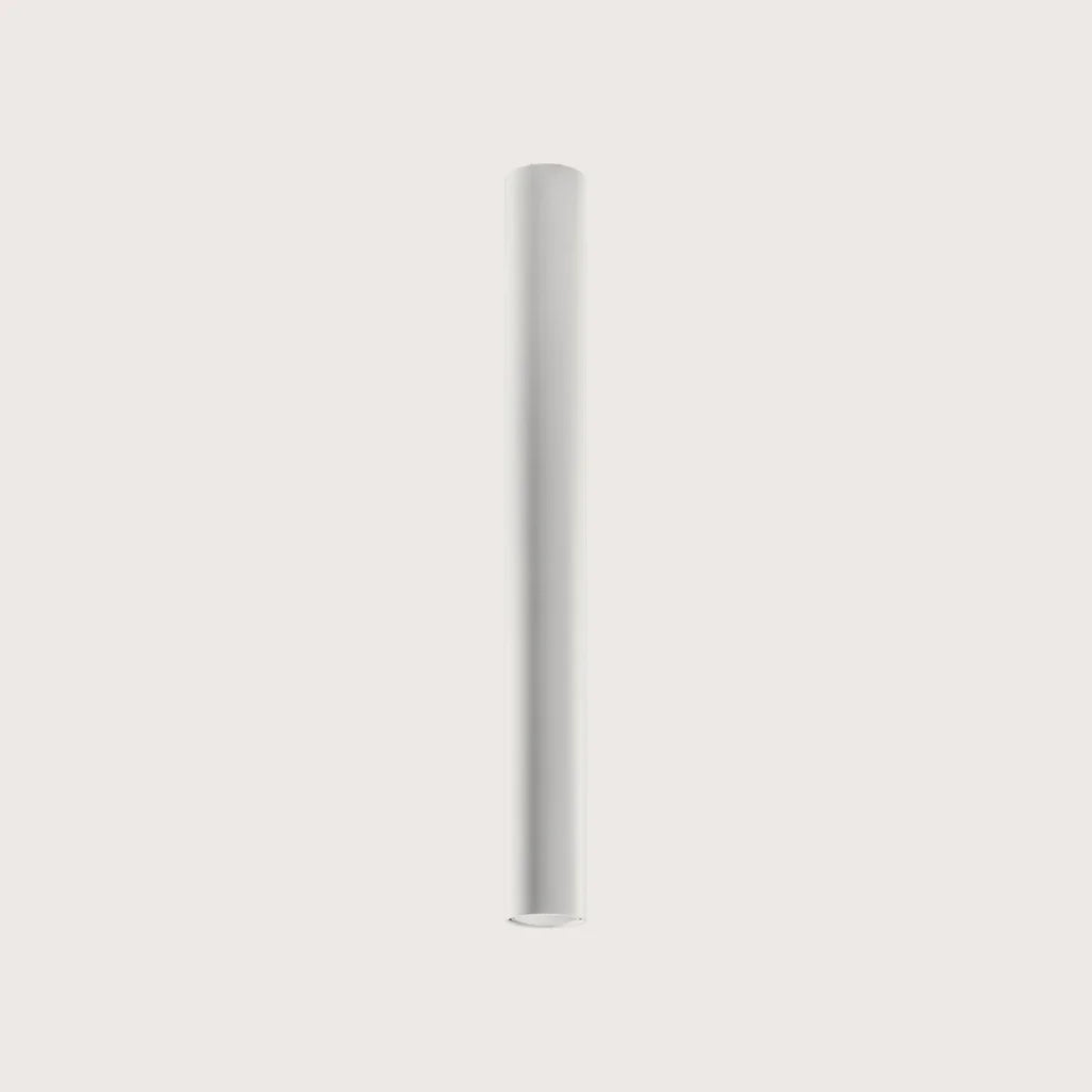 Spot plafond tube en saillie, coloris blanc (Hauteur 60 cm)