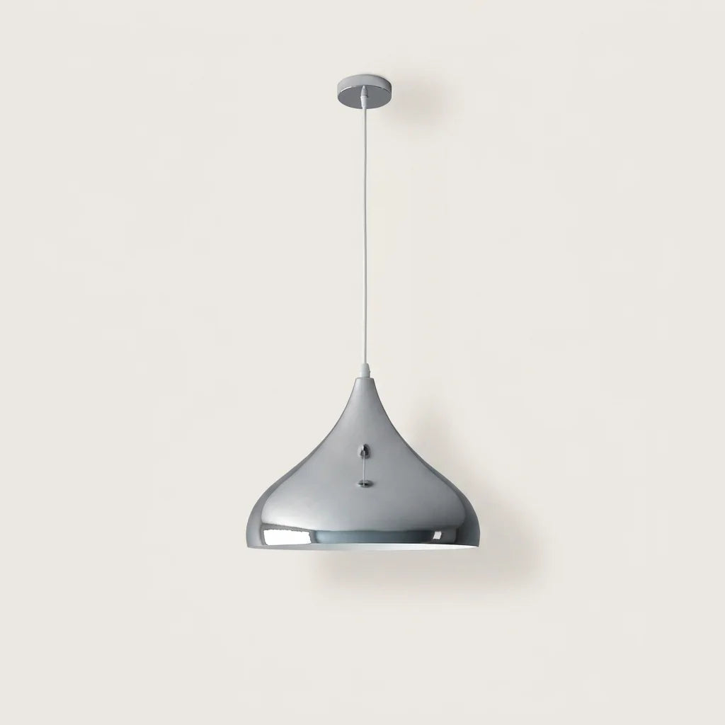 Suspension cloche chromée, modèle C
