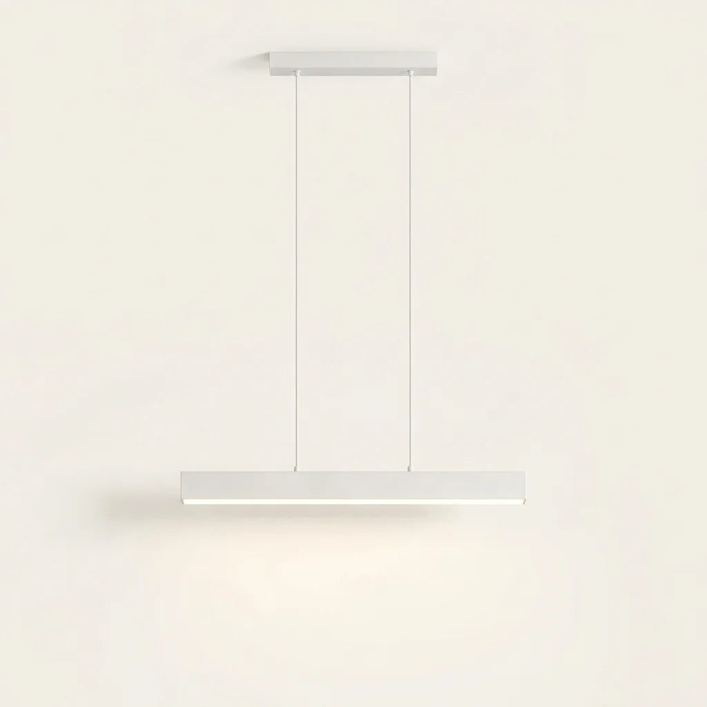 Version B : suspension barre LED blanche de 60 cm